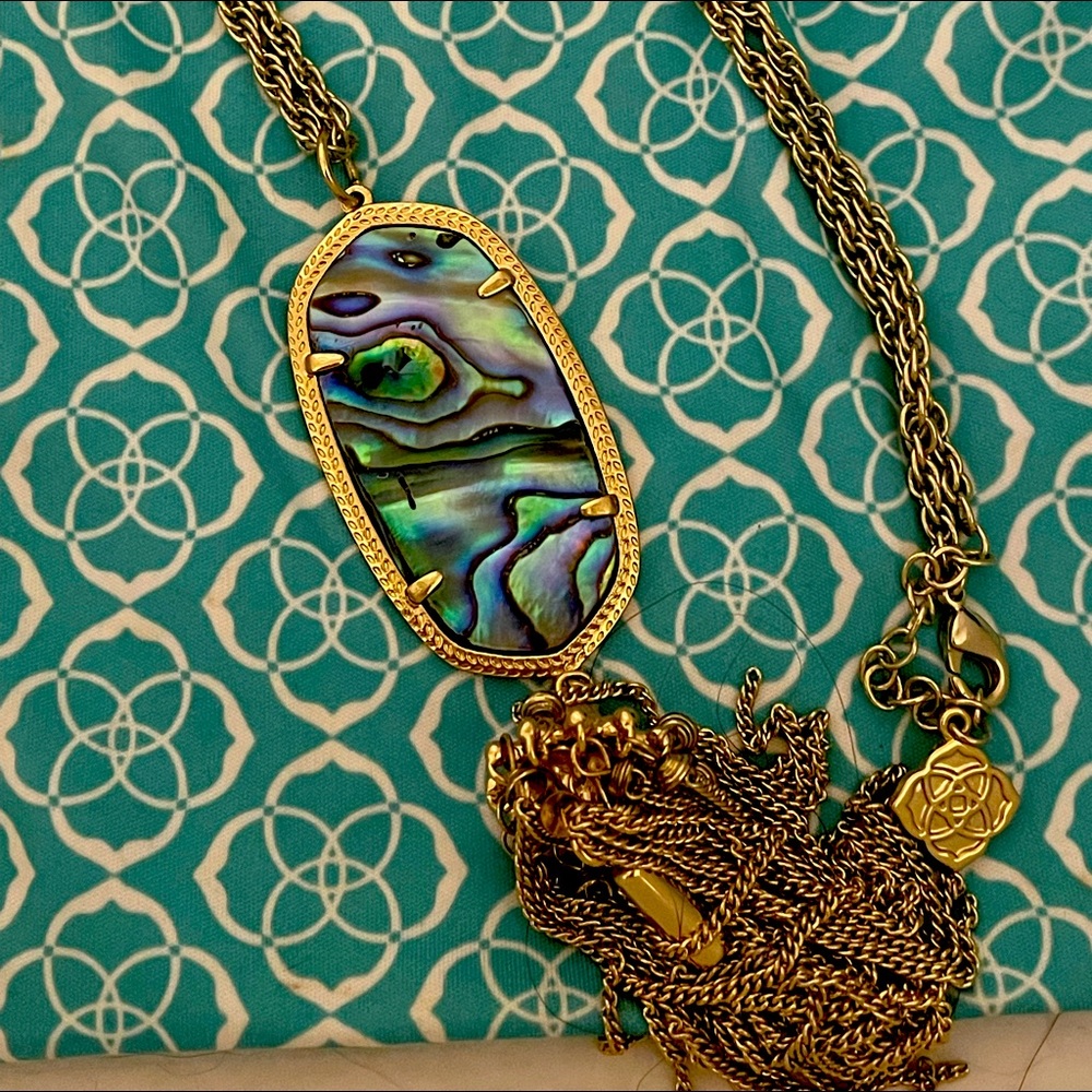 Kendra Scott Rayne Abalone Necklace